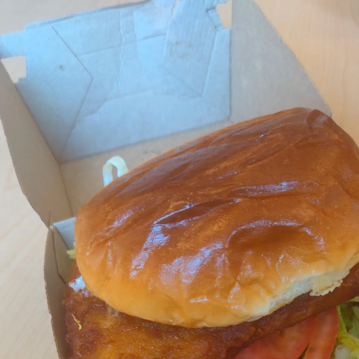 Greasy Fish Sandwich