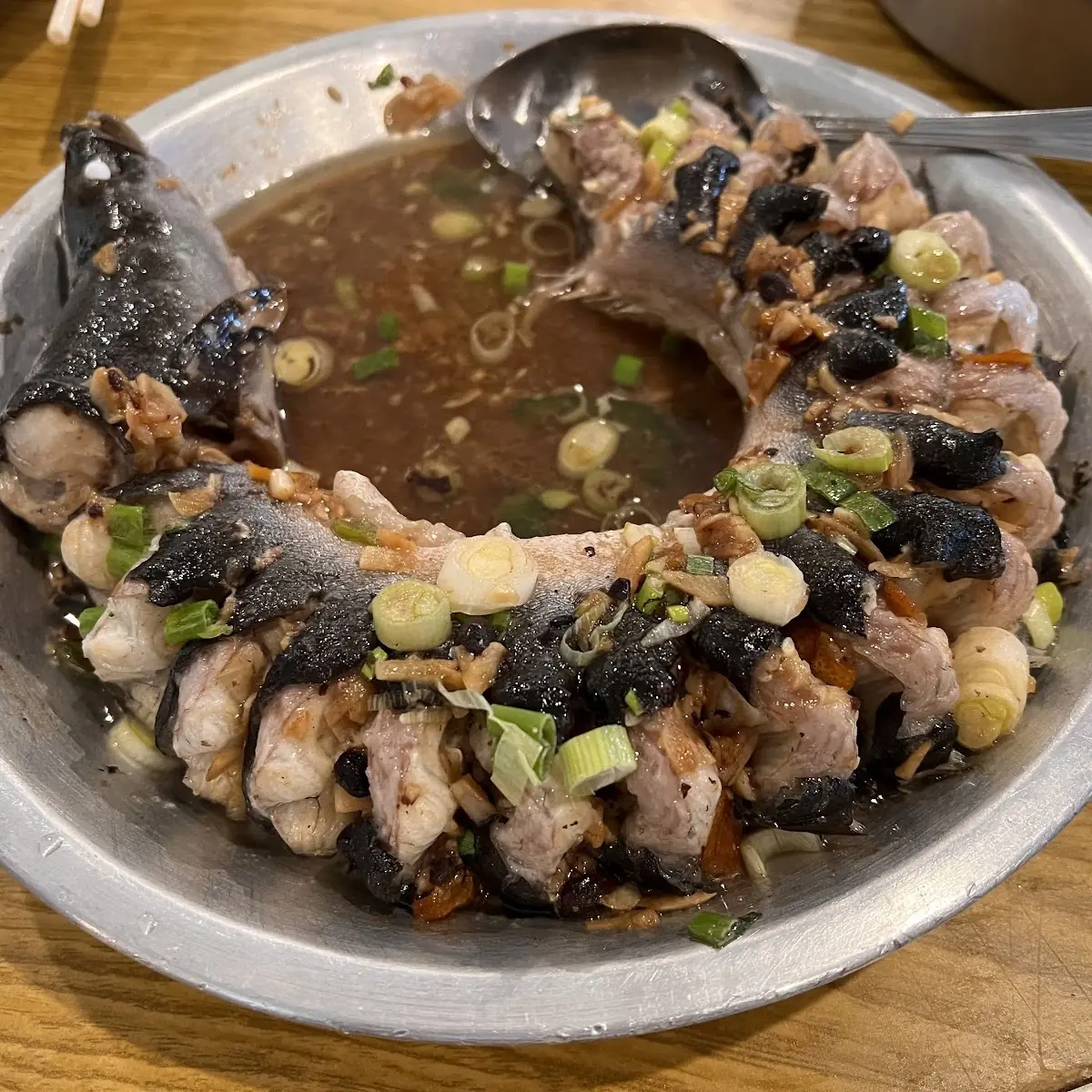 Steamed Eel with Black Bean Sauce
