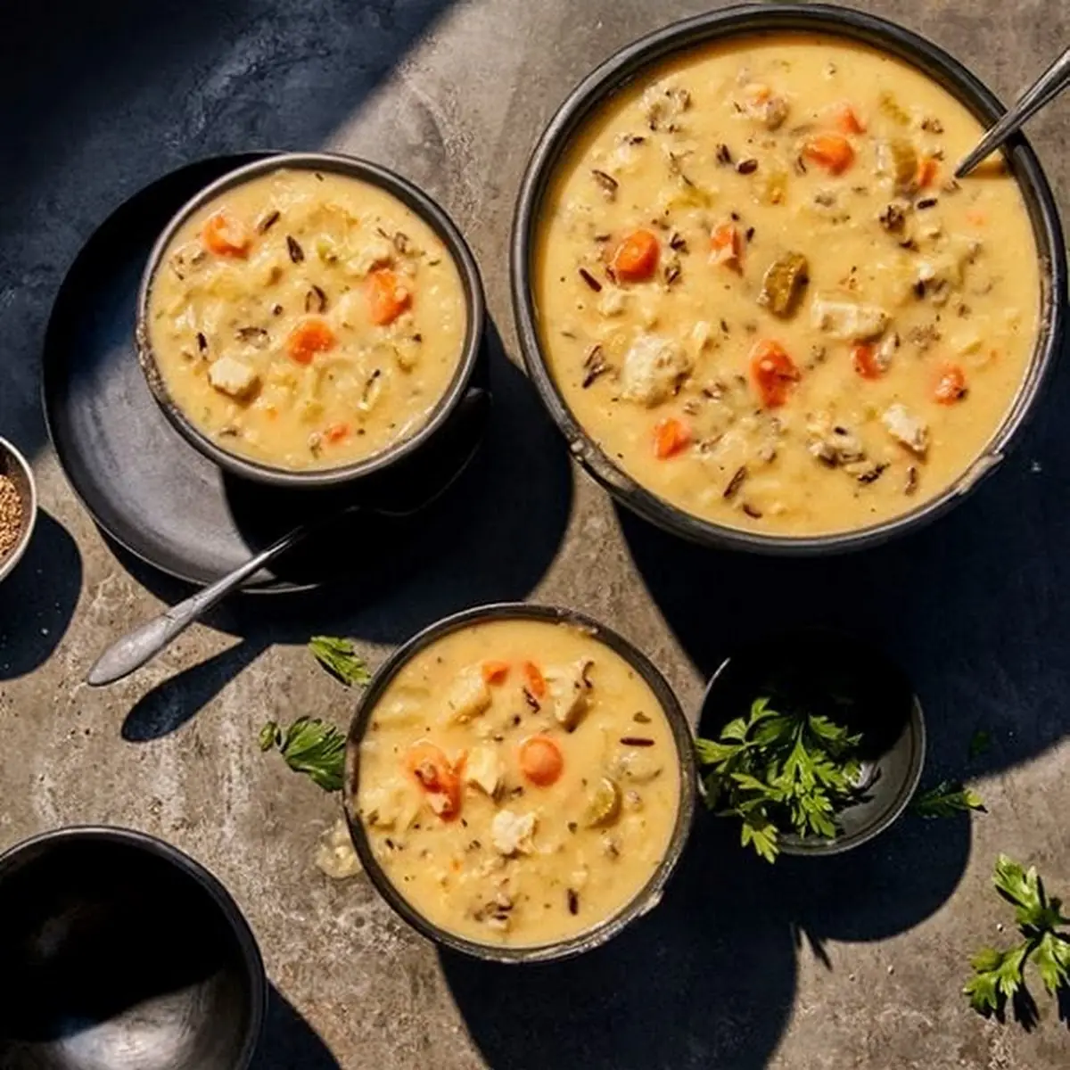Cream of Chicken & Wild Rice Soup