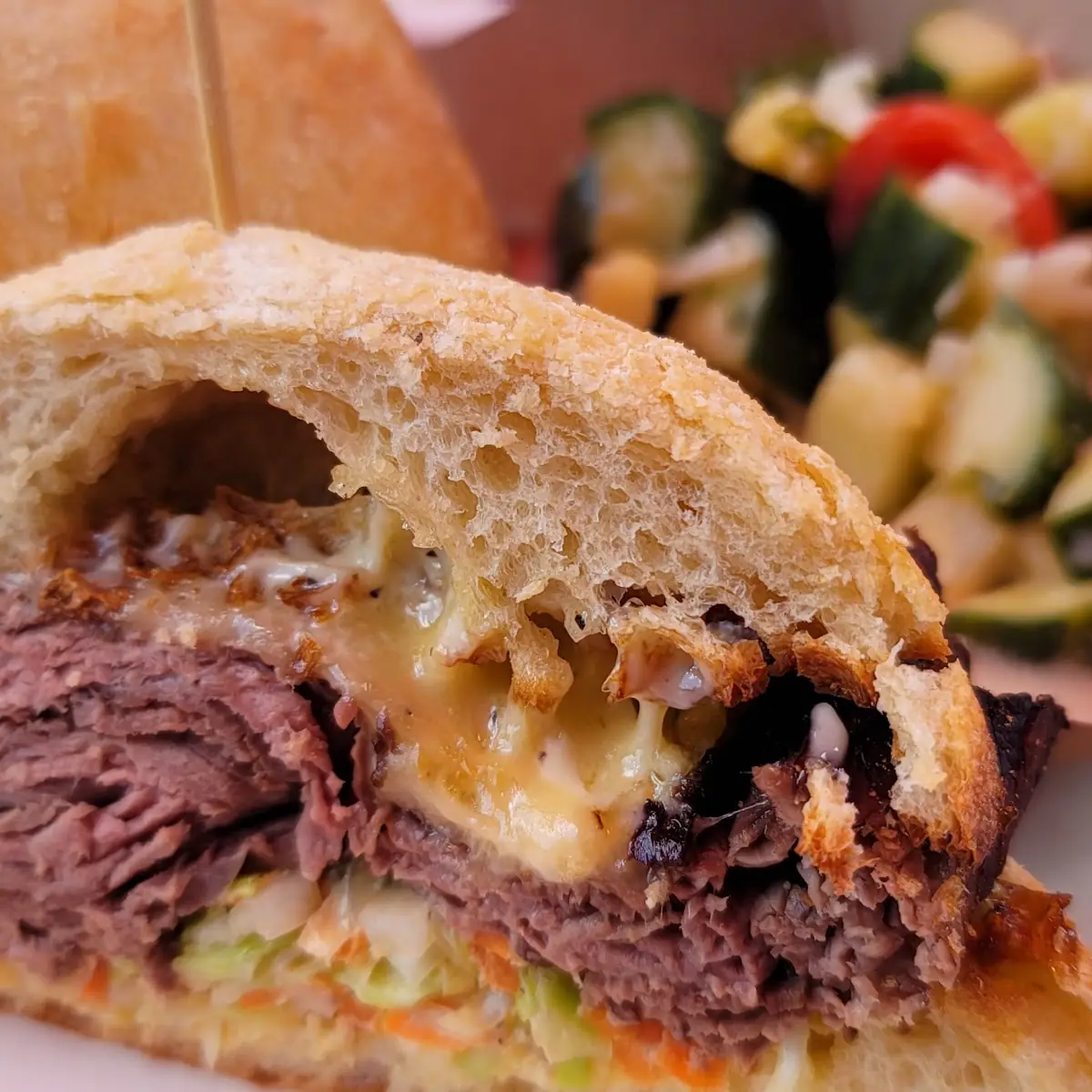 Lamb Steak Sandwich