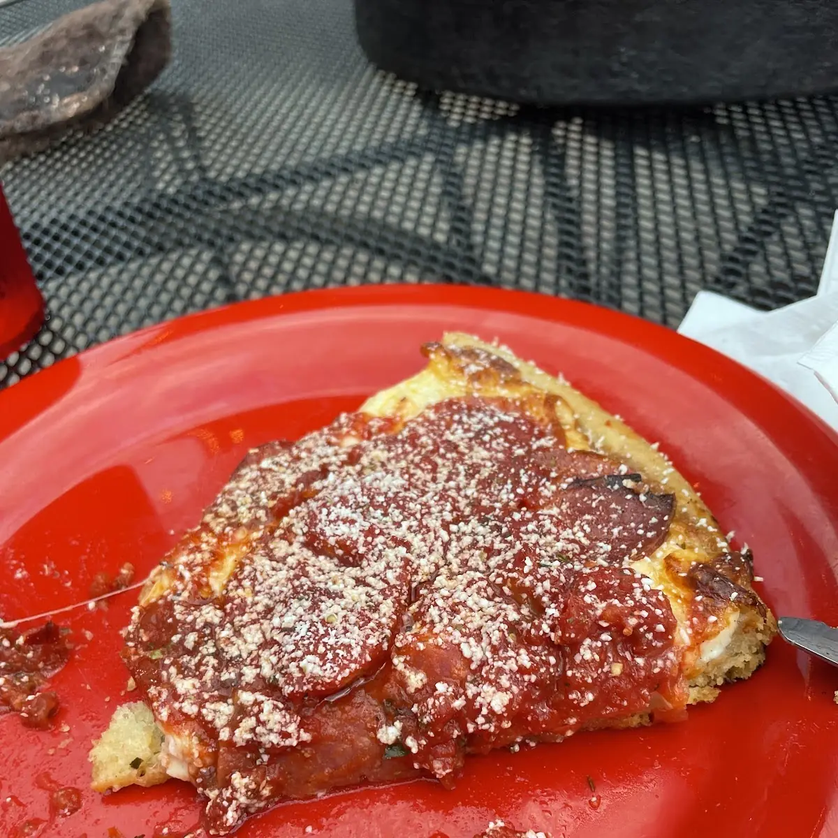 Pepperoni Deep Dish Cheese Pizza