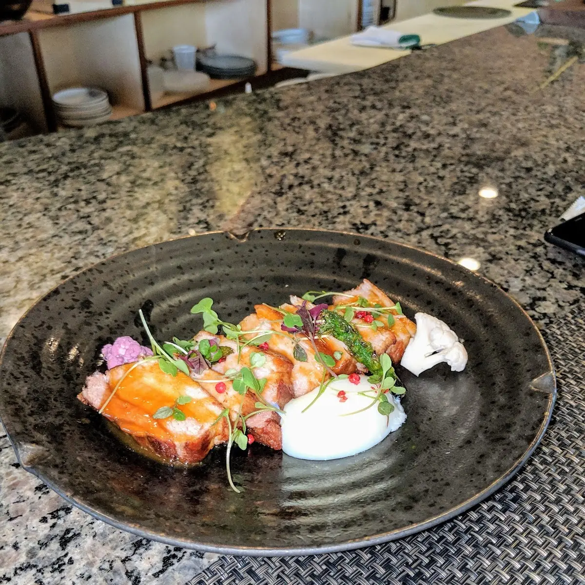 Rock Salt Seared Salmon