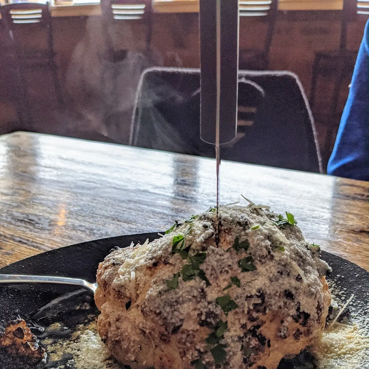 Fire Roasted Cauliflower Appetizer