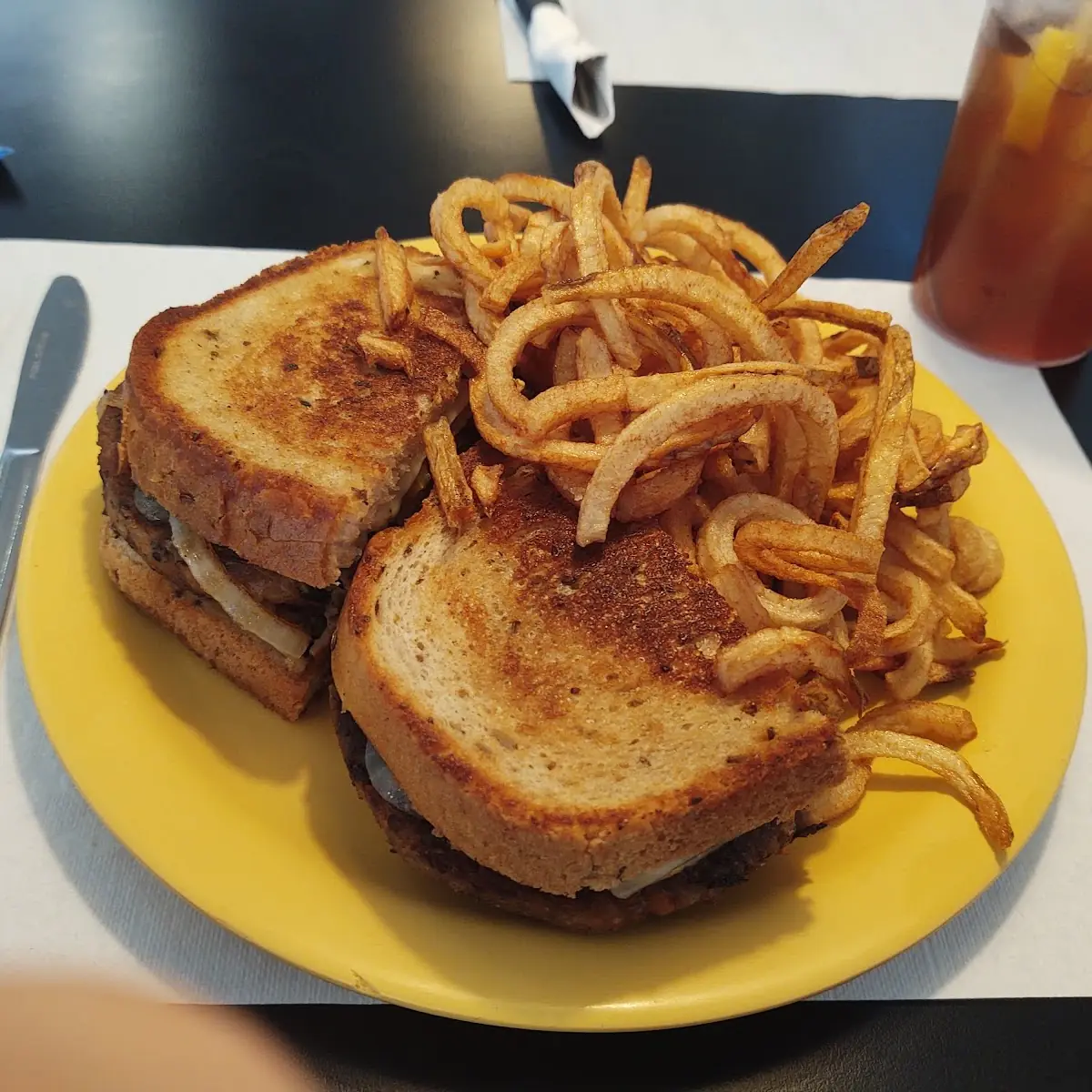 Veggie Burger Patty Melt