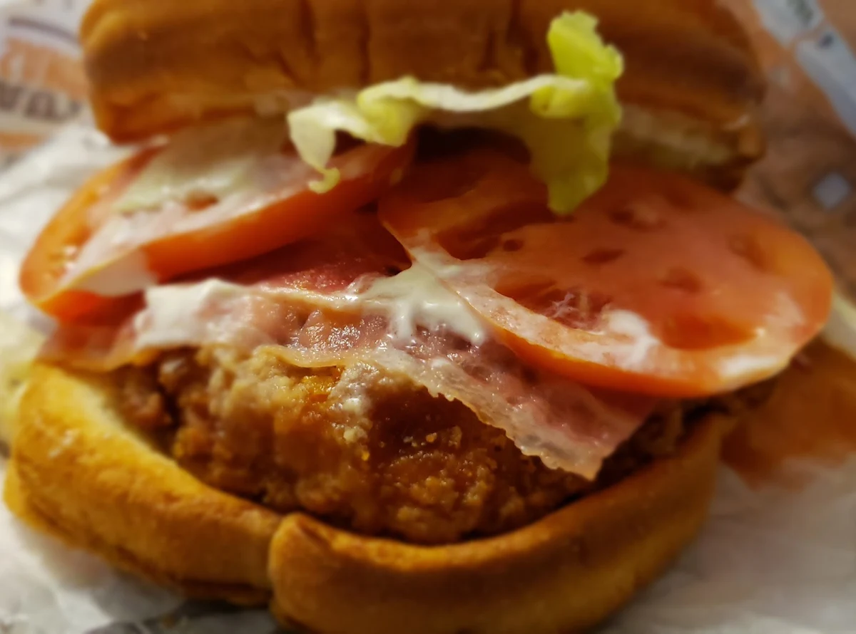 Sour Dough Spicy Chicken Sandwich, Burger King