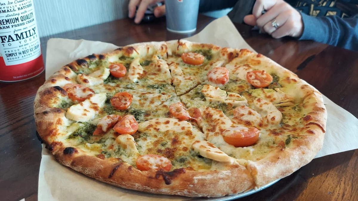 Pesto Chicken Pizza
