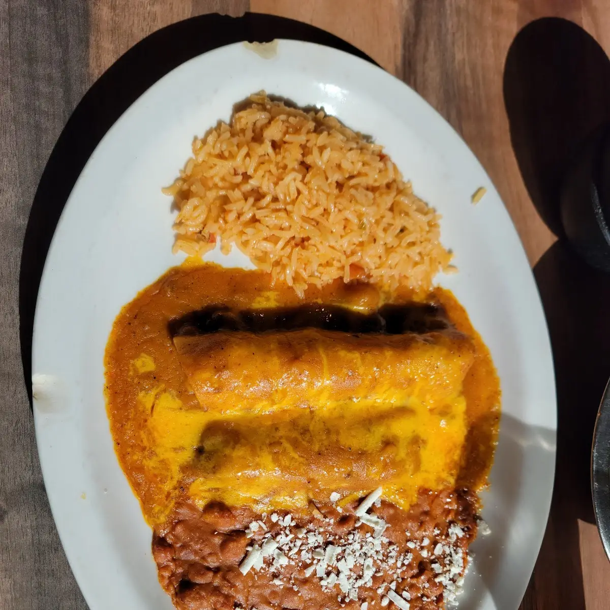 S - Rice and Refried Beans