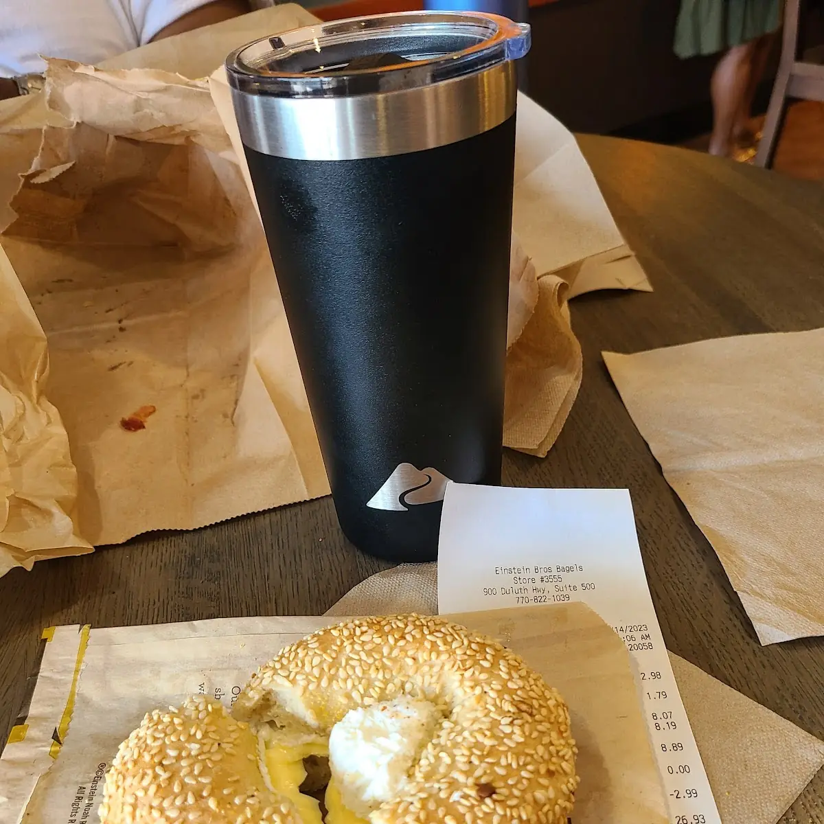 Sesame Bagel Cream Cheese