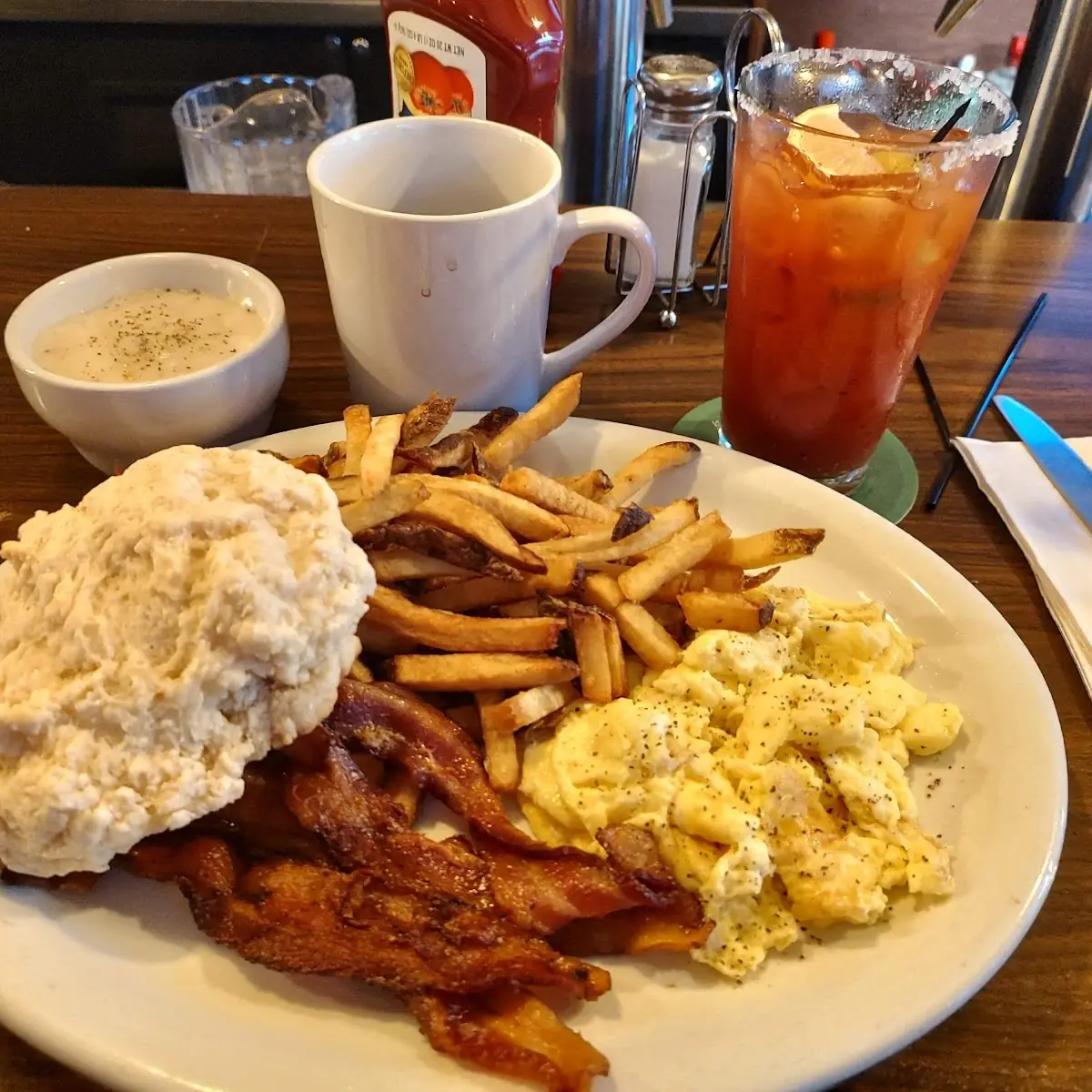 Bacon and Scrambled Eggs