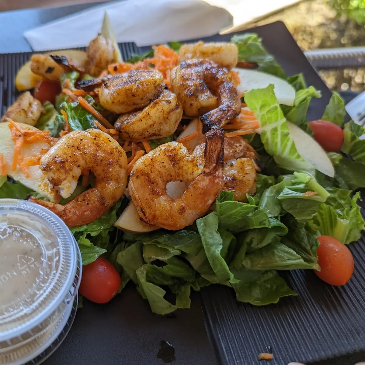 Caesar Salad with Shrimp