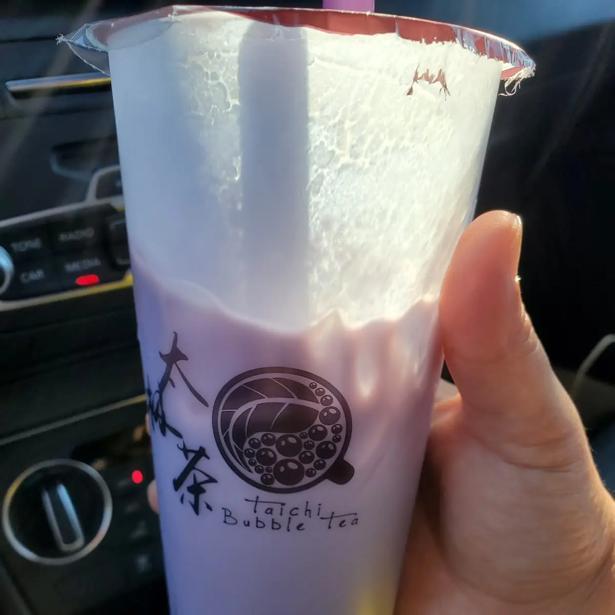 Taro Milk Tea w Boba
