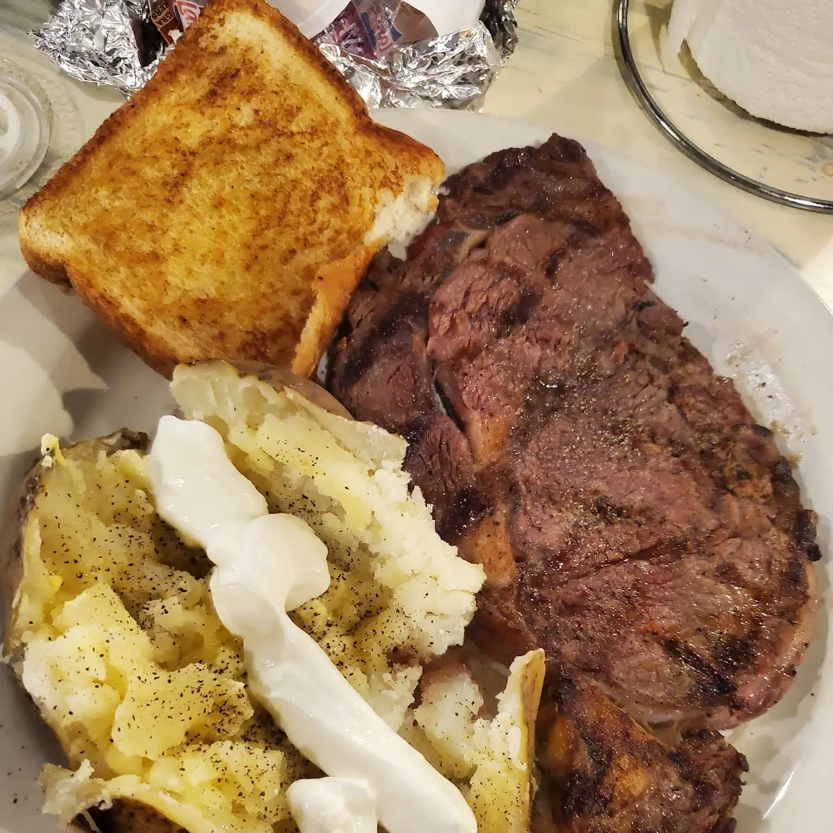 9 Oz Riley Steak Baked Potato