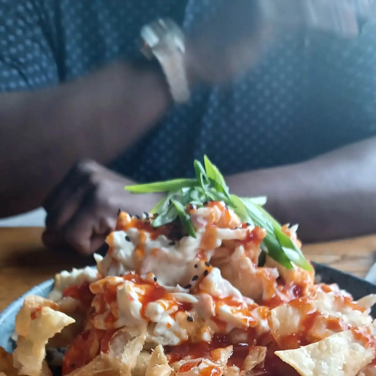 Crab Rangoon Nachos