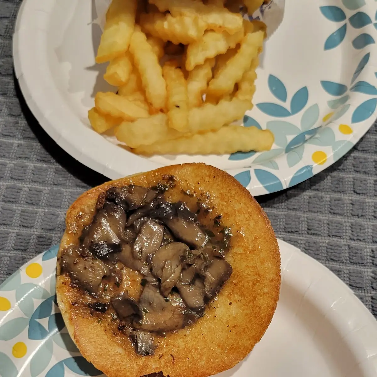 Mushroom Swiss Burger