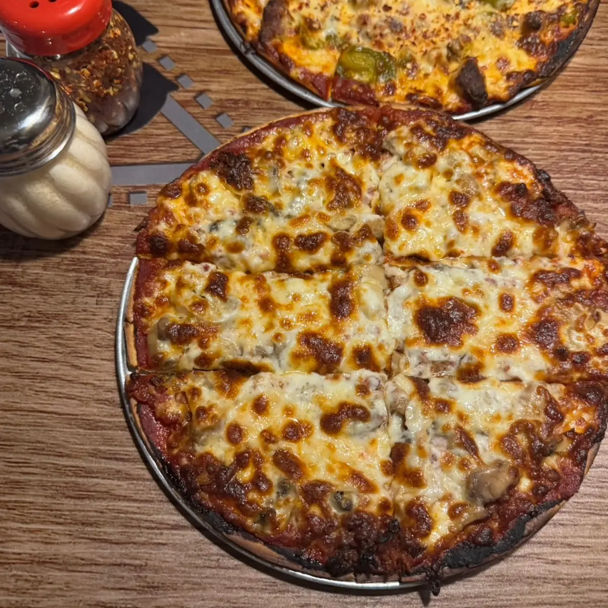Bacon and Mushroom Pizza