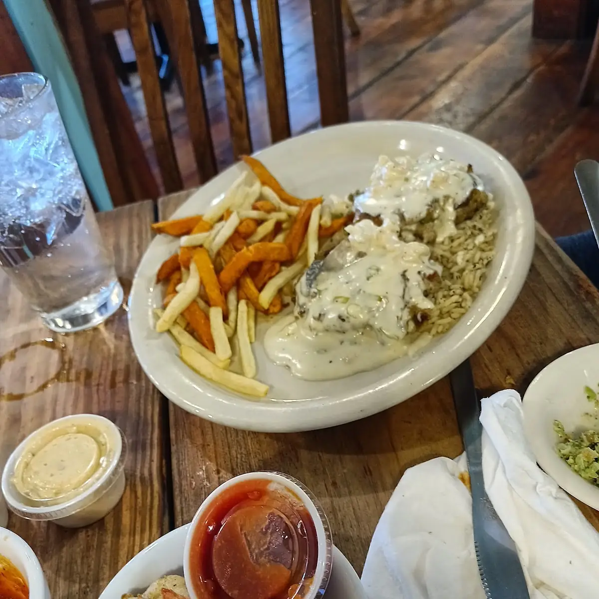 Crab Cakes Pontchartrain
