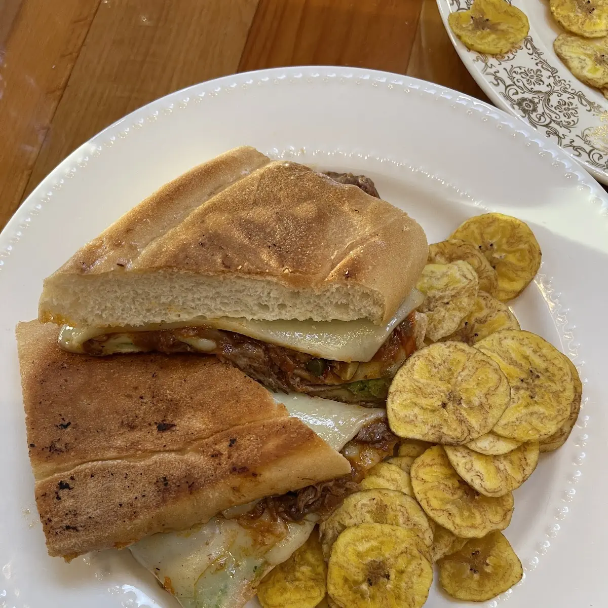 Cuban Sandwich with Plantain Chips