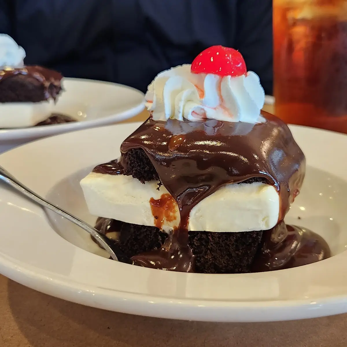 Shoney's World Famous Hot Fudge Cake