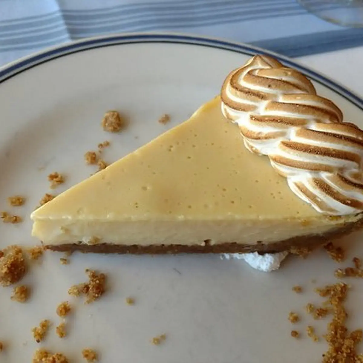 Key Lime Pie with Meringue