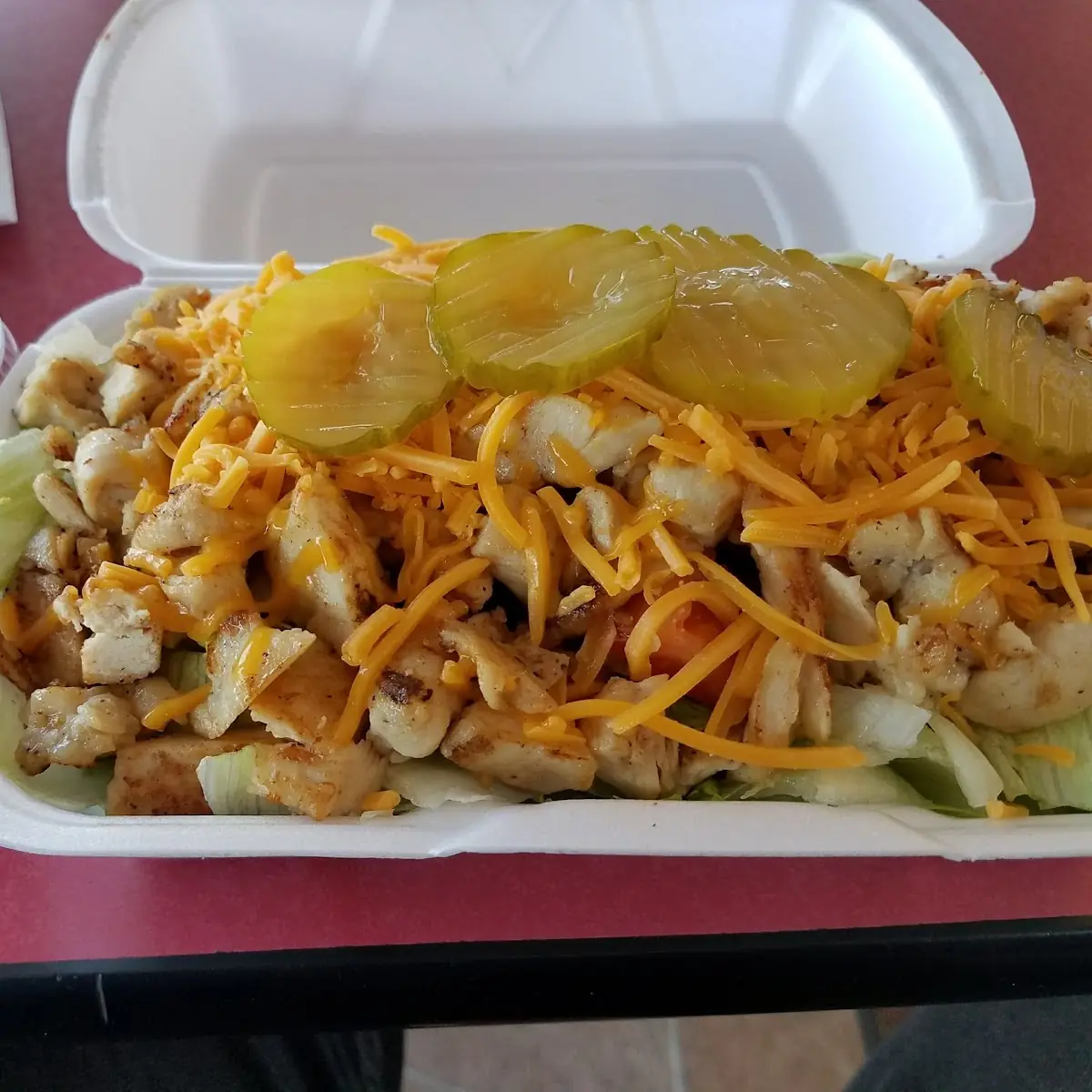 19 Medium Grilled Chicken Salad with Ranch Dressing