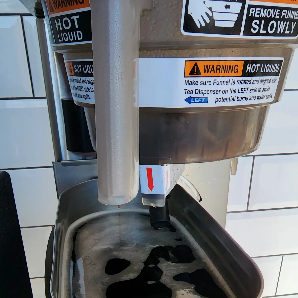 Open Lid Unsweetened Tea