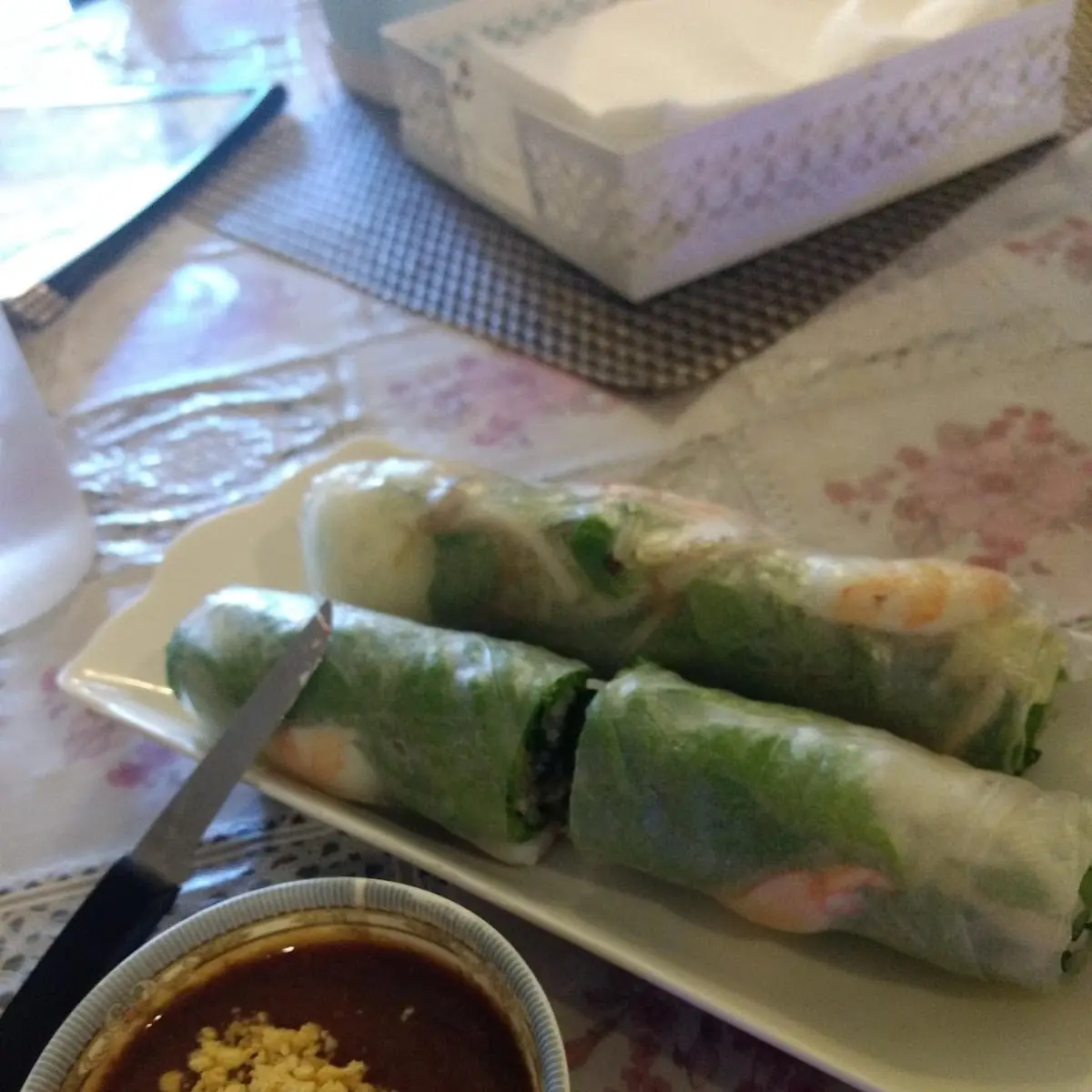 Fresh Shrimp Spring Rolls