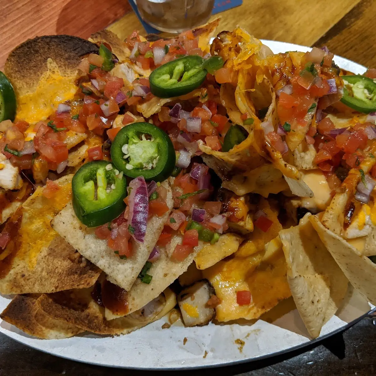 Ford's Original Nachos with BBQ Pulled Pork and Jaka