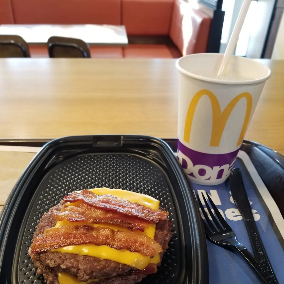 2 Quarter Pound Patties with Bacon and Cheese