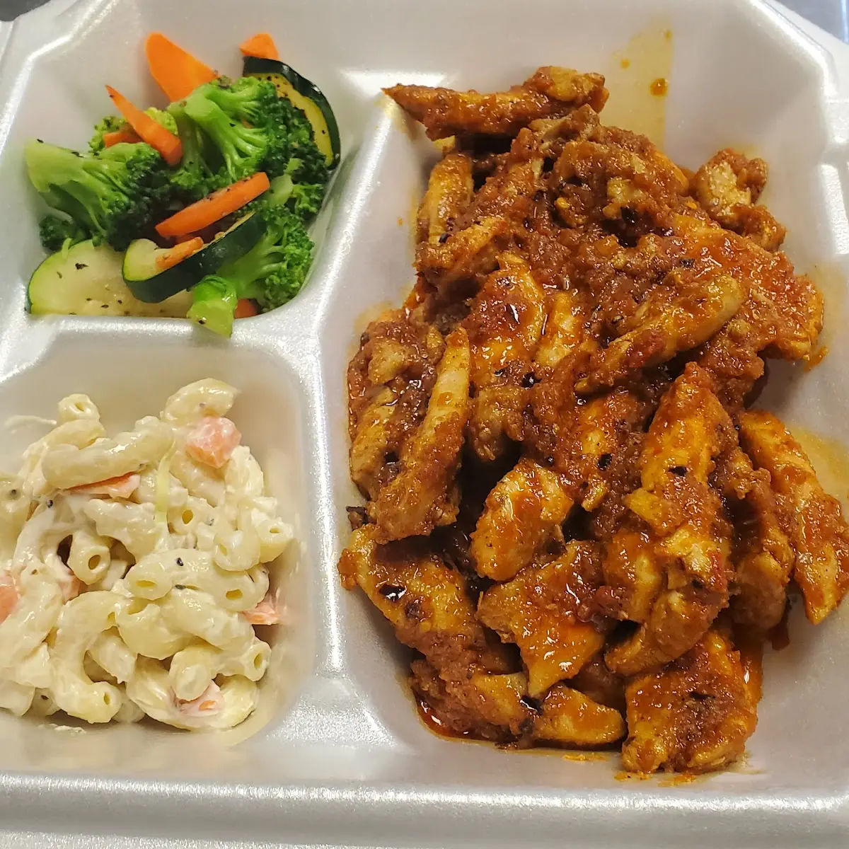 Chicken and Beef Teriyaki Plate