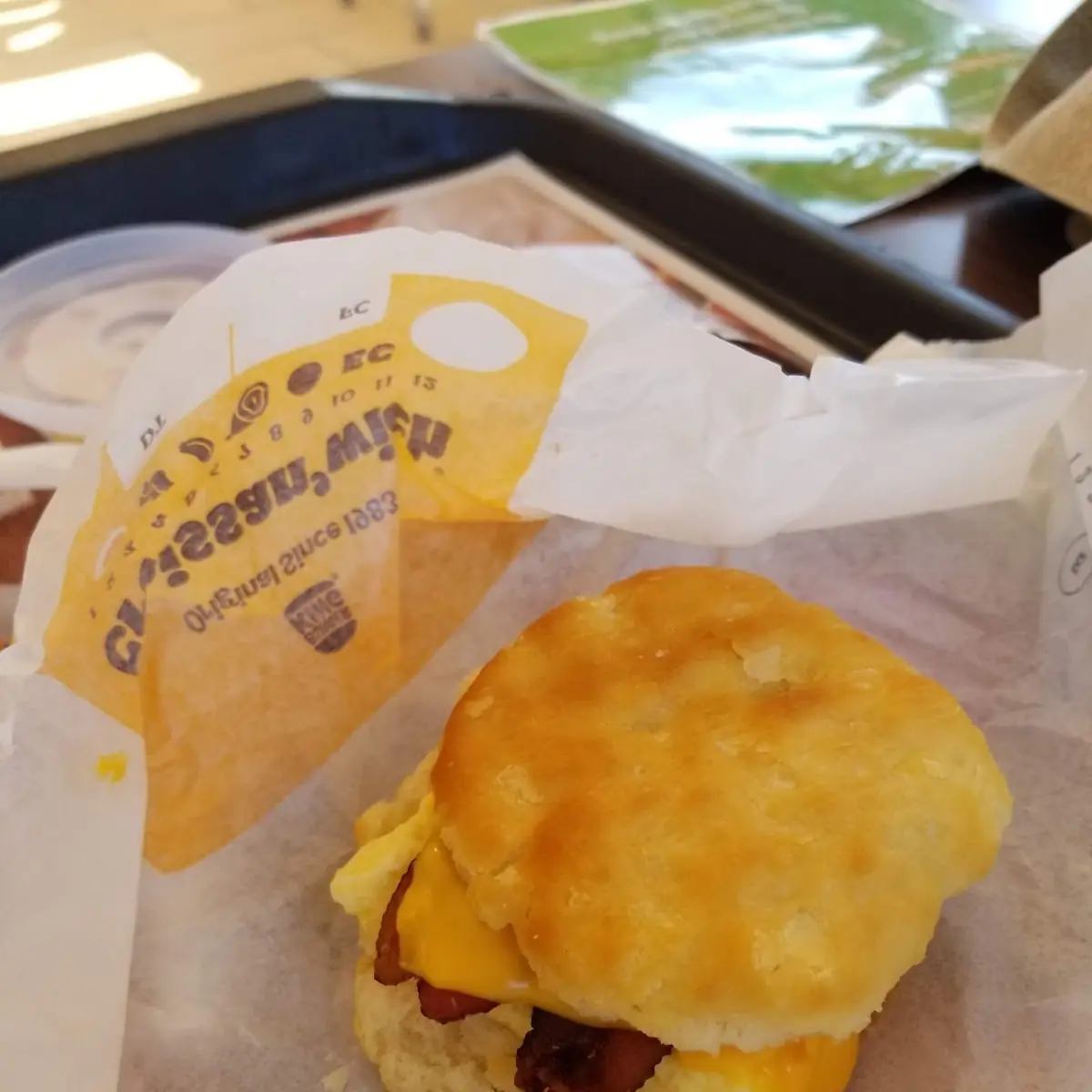 Egg Bacon and Cheese Biscuit