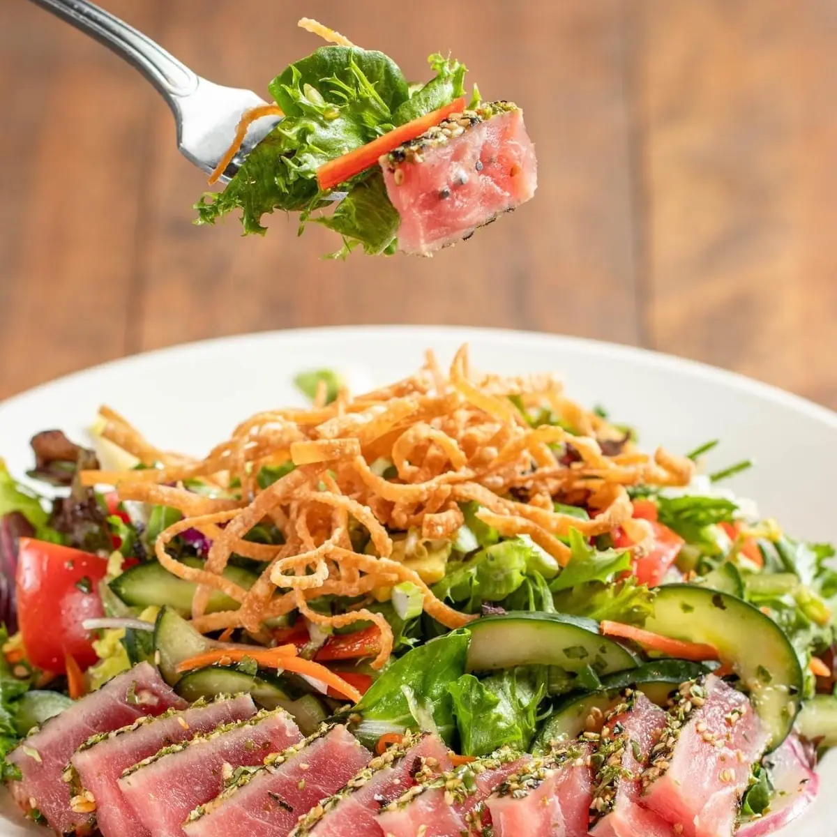 Enlightened Seared Ahi Salad
