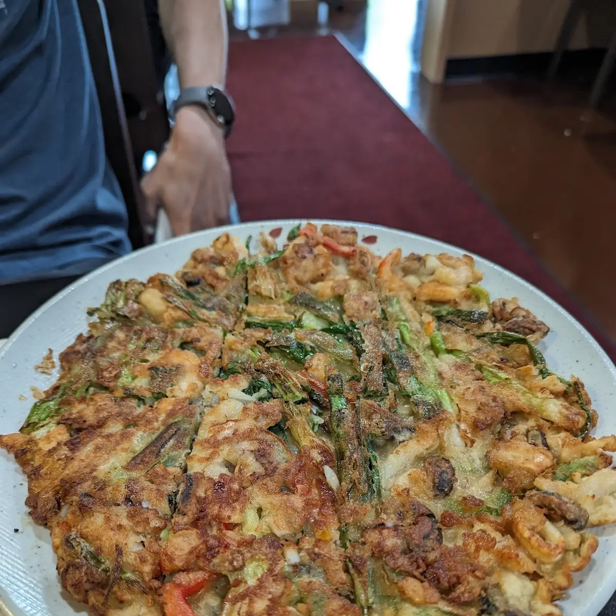 Scallion Pancake with Sauce