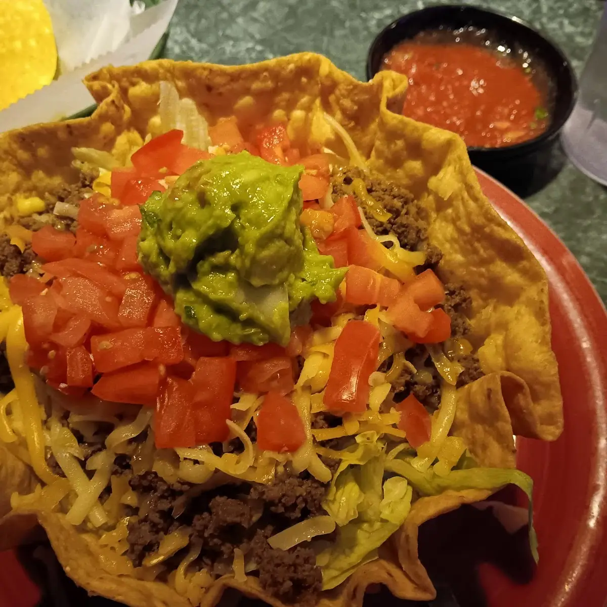 Flour Tortilla Salad Bowl