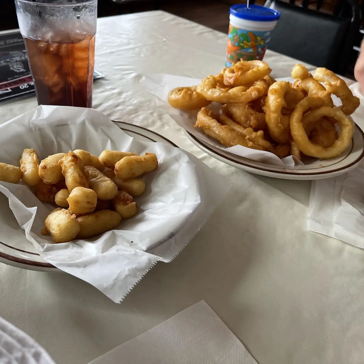Cheese Curds & Onion Rings