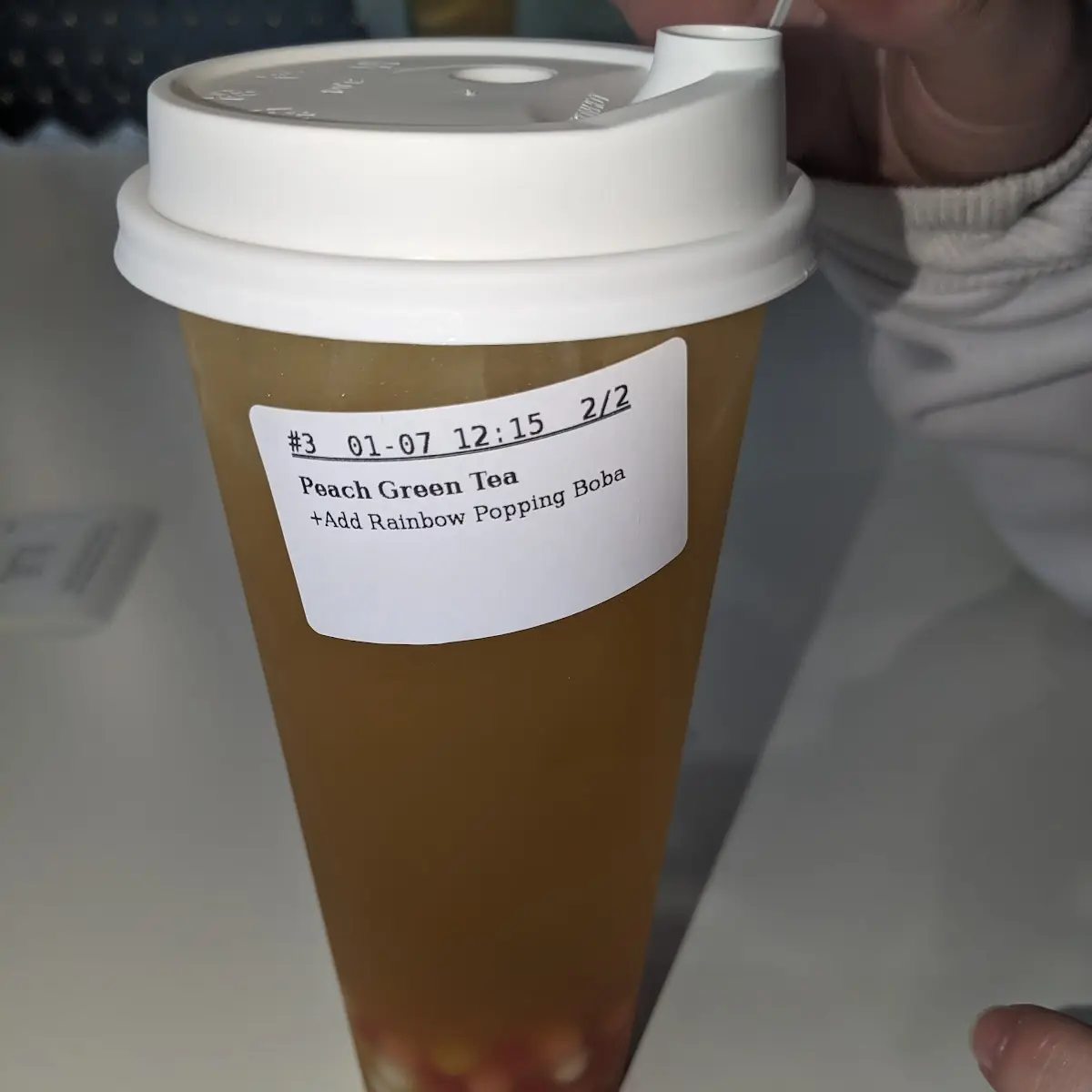 Peach Green Tea