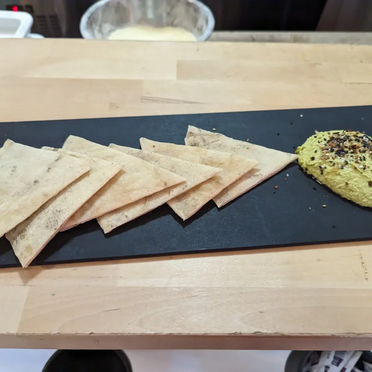 Green Hummus & Pita