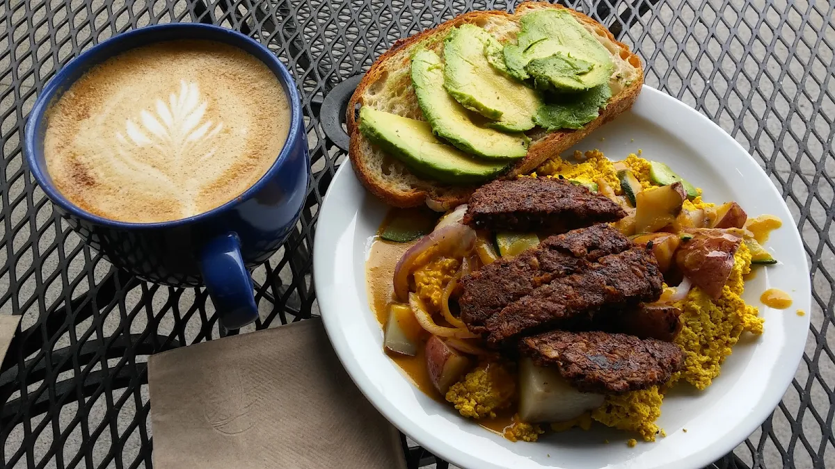Avocado Toast with Portland Scramble