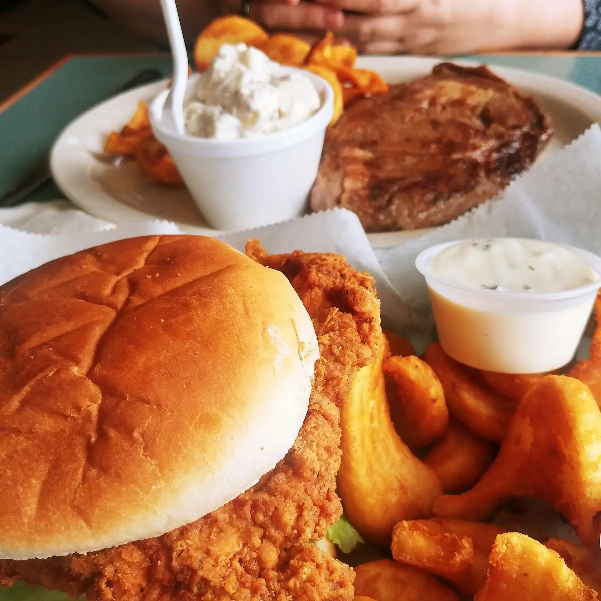 Breaded Pork Tenderloin with Sidewinders