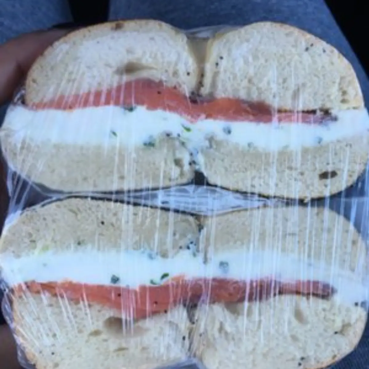 Everything Bagel with Lox Cream Cheese