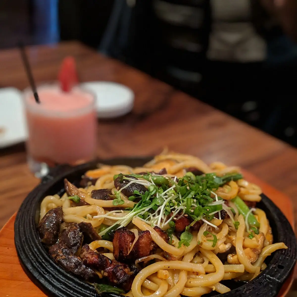 Sizzling Spicy Chicken Udon