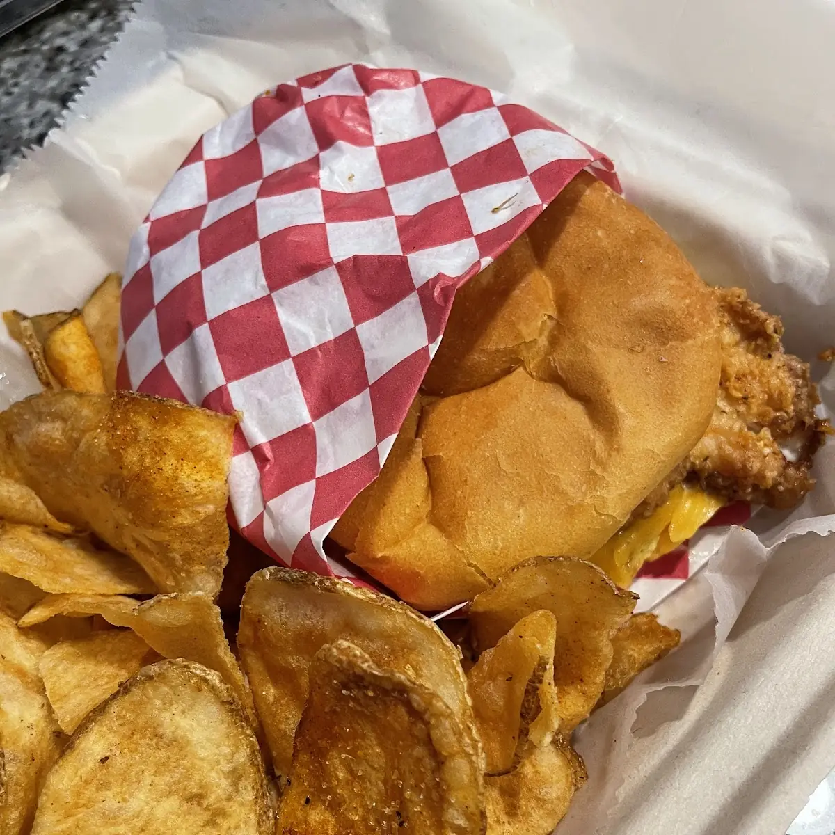 Chicken Sandwich with House Made Chips