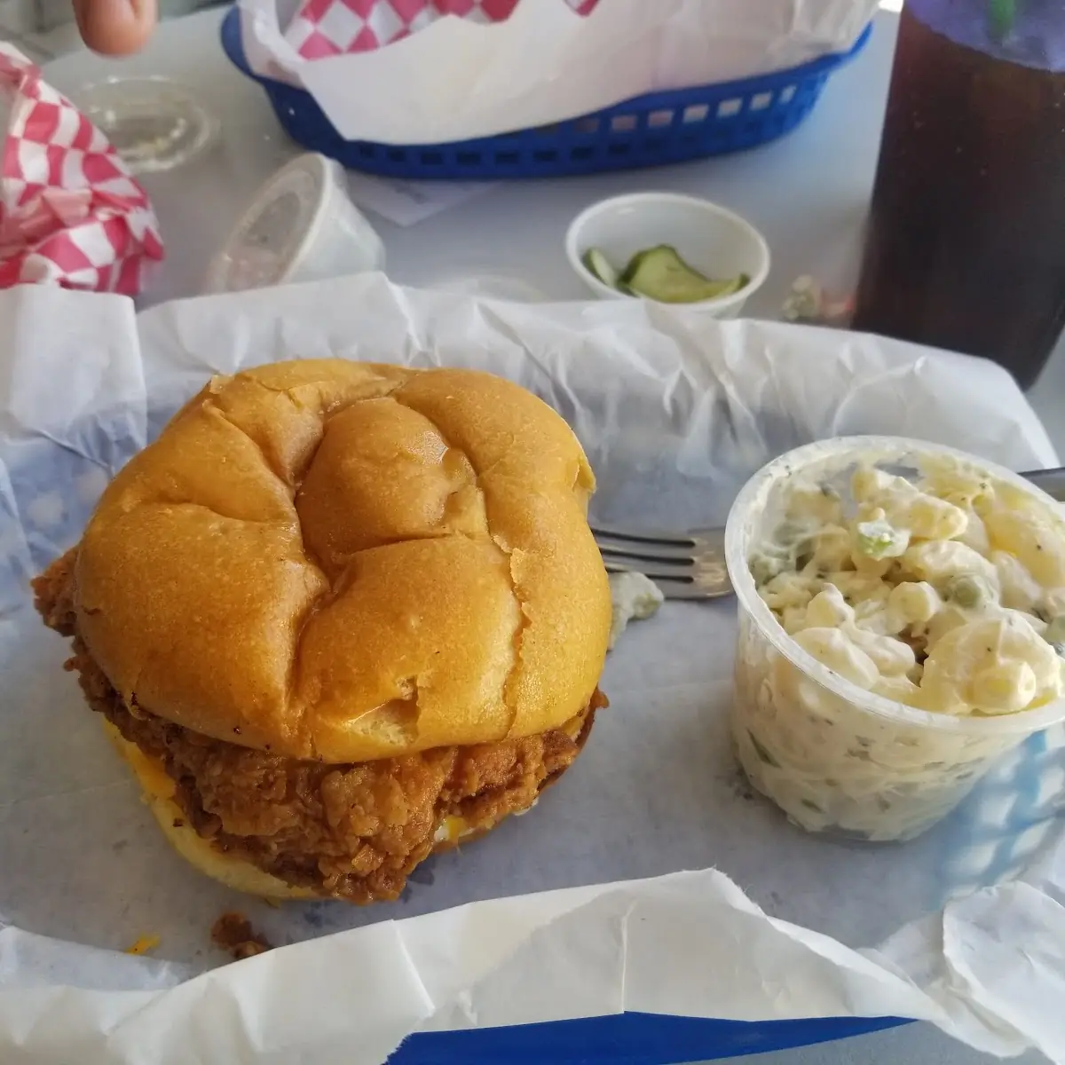 Chicken Sandwich with Pickles