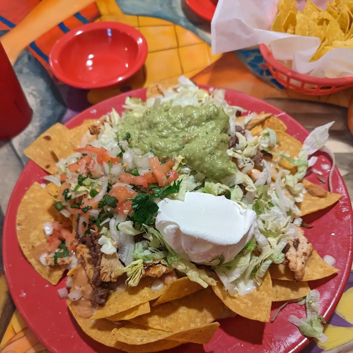 Steak and Chicken Nachos