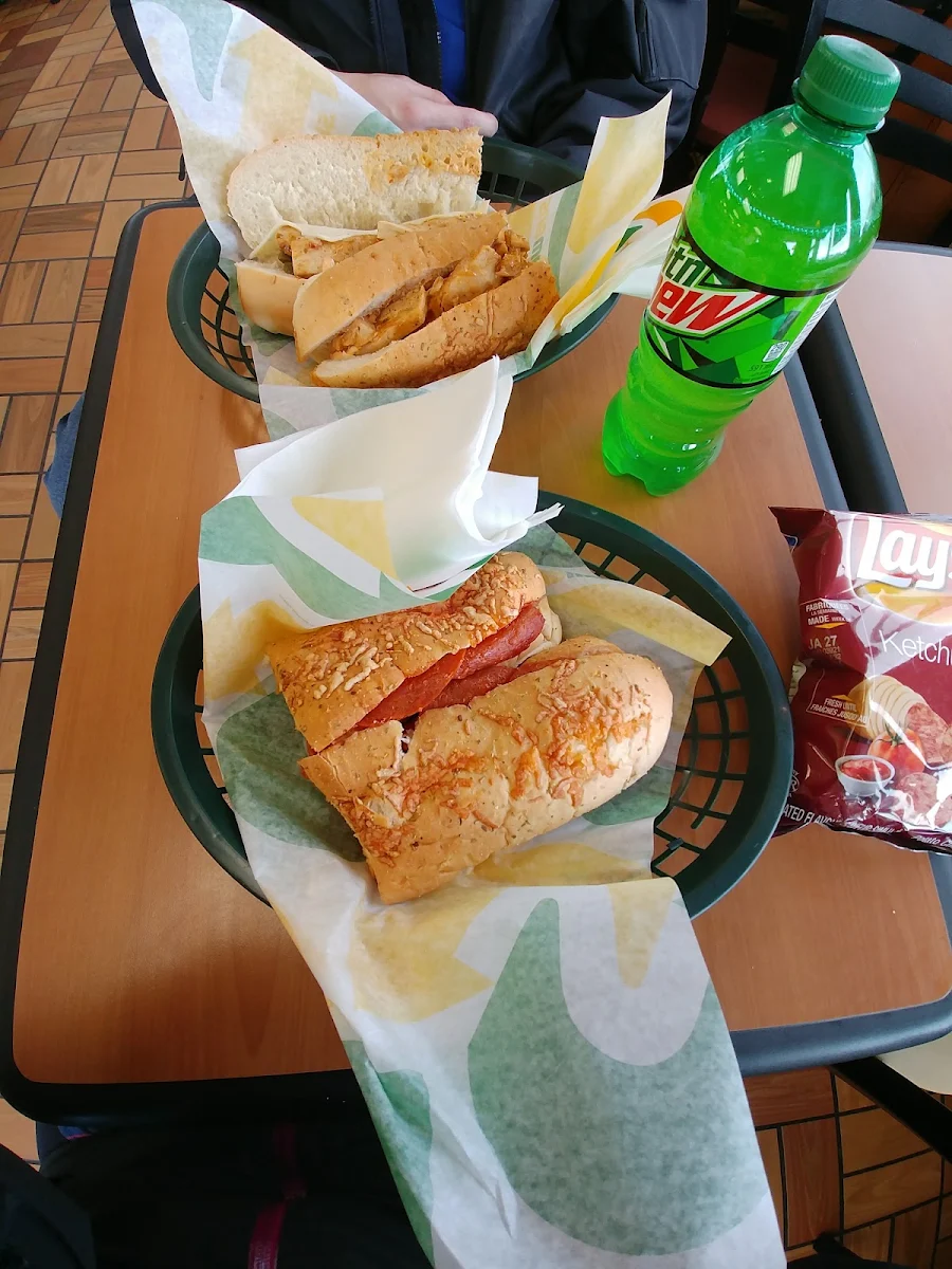 Pizza Sub on Italian Herb and Cheese Bread