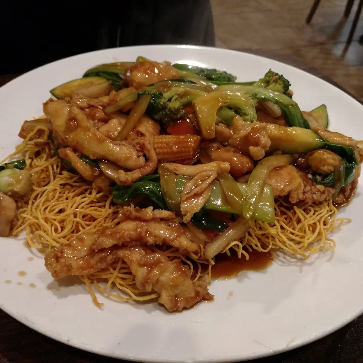Crispy Pan Fried Noodle