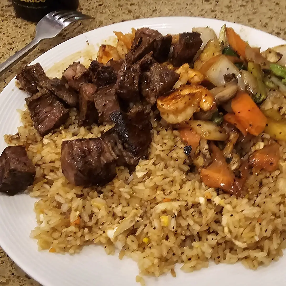 Chicken Steak or Shrimp Fried Rice