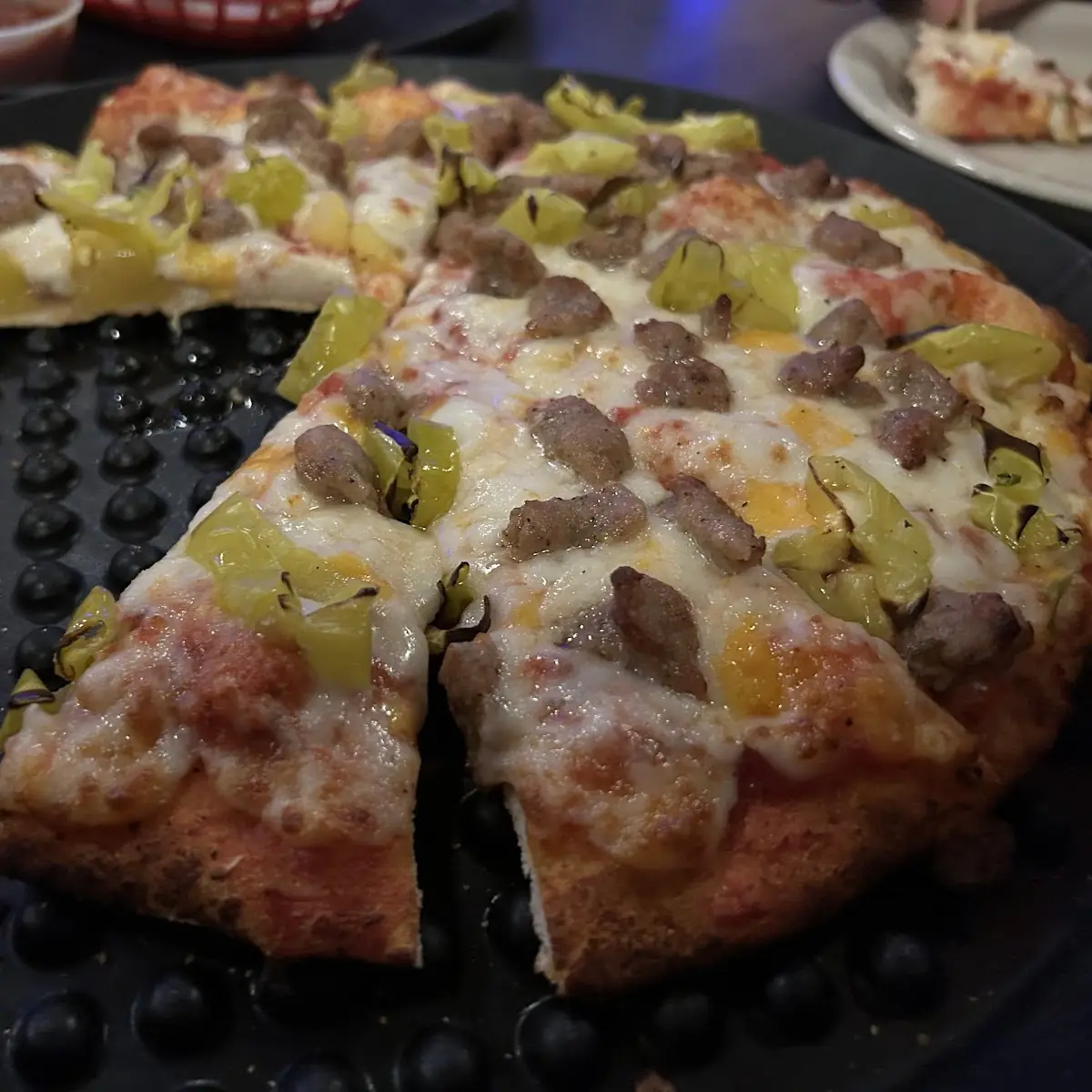 Cheese Pizza with Pepperoncinis