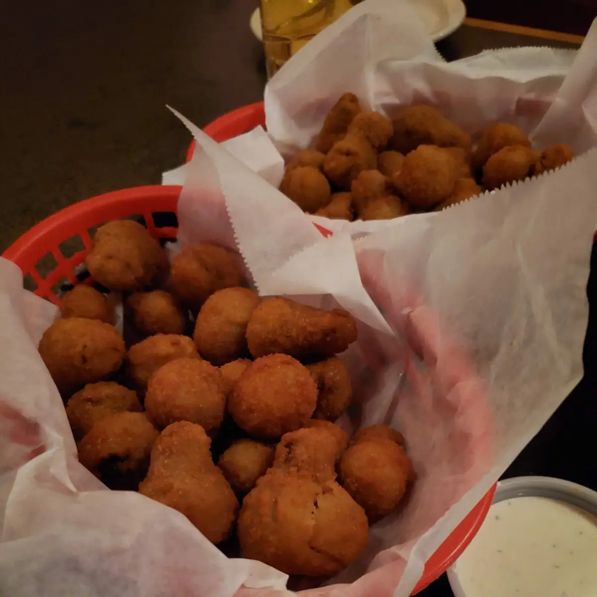 Fried Mushrooms with Dipping Sauce