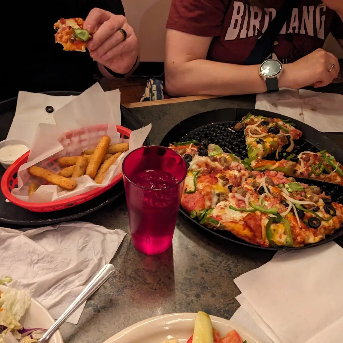 Zucchini Sticks Combo Pizza