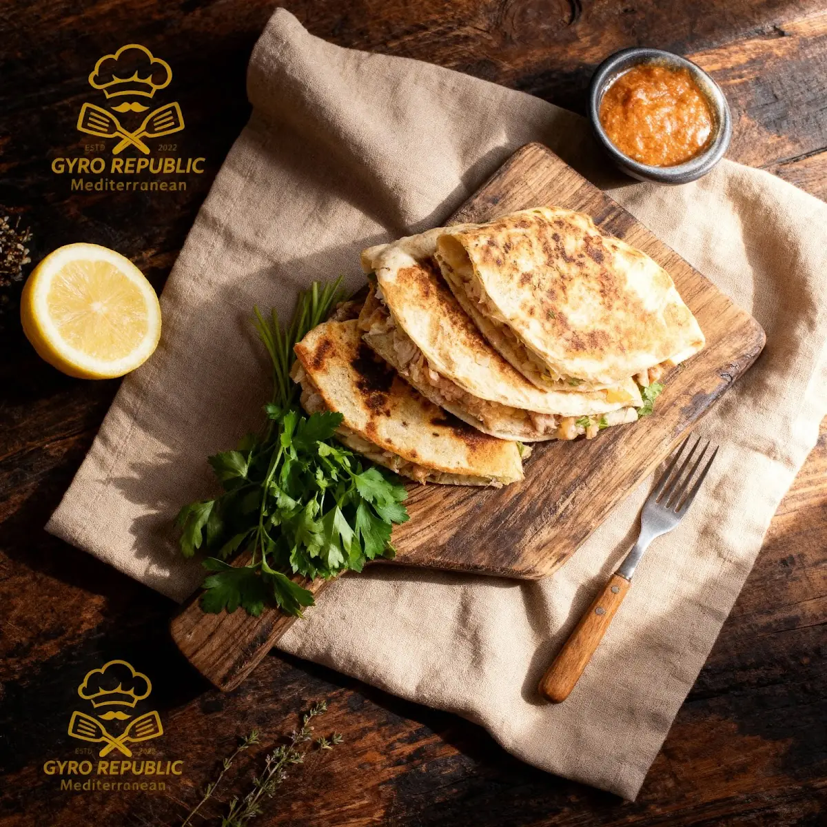 Chicken Shawarma Quesadilla